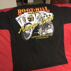 DAYTONA beach BOOTHILL Saloon tshirt